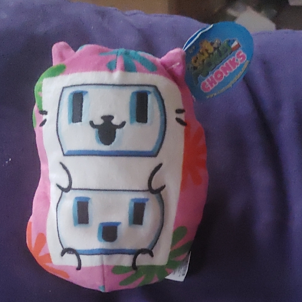 Cute Pink Cat Plush